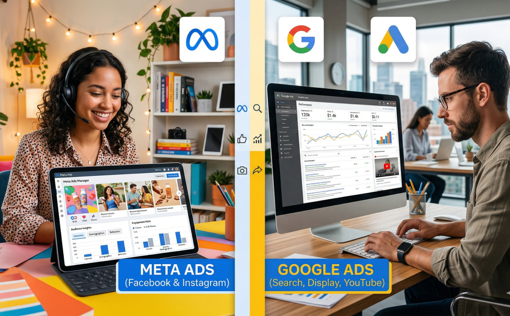 Meta ads vs google ads